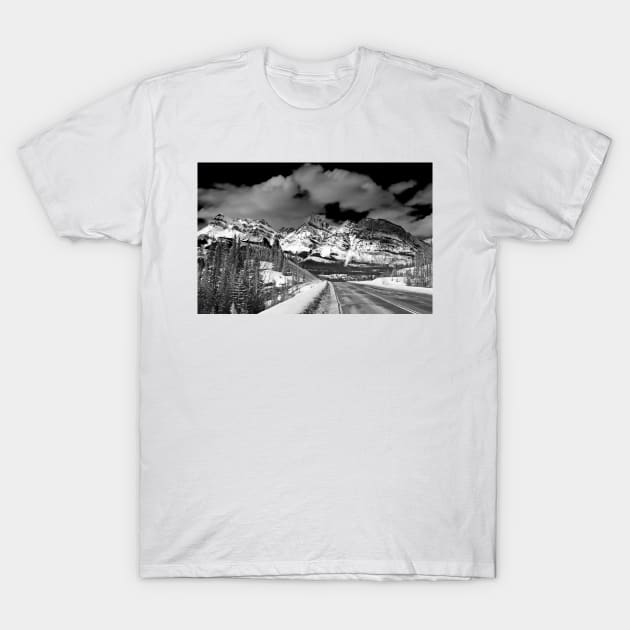 Icefields Parkway Rocky Mountains Canada T-Shirt by AndyEvansPhotos